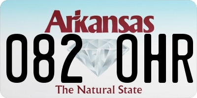 AR license plate 082OHR