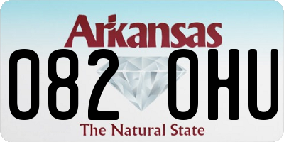 AR license plate 082OHU