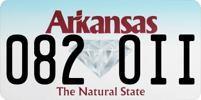 AR license plate 082OII