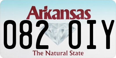 AR license plate 082OIY