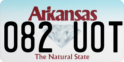 AR license plate 082UOT