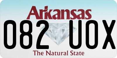 AR license plate 082UOX