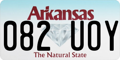 AR license plate 082UOY