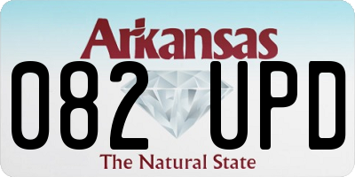 AR license plate 082UPD