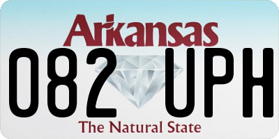 AR license plate 082UPH