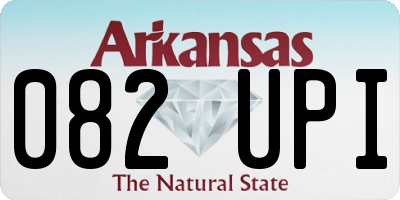AR license plate 082UPI