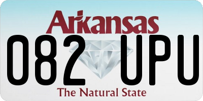 AR license plate 082UPU