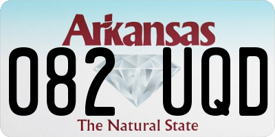 AR license plate 082UQD