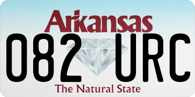 AR license plate 082URC