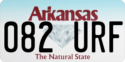AR license plate 082URF
