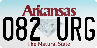 AR license plate 082URG