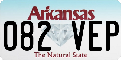 AR license plate 082VEP