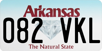 AR license plate 082VKL