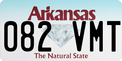 AR license plate 082VMT
