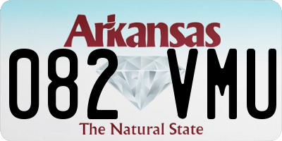 AR license plate 082VMU