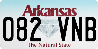 AR license plate 082VNB
