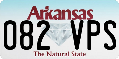 AR license plate 082VPS