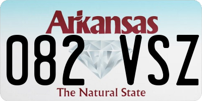 AR license plate 082VSZ