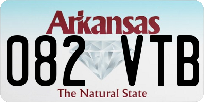 AR license plate 082VTB
