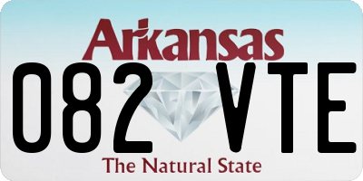AR license plate 082VTE