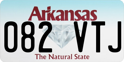 AR license plate 082VTJ