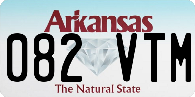 AR license plate 082VTM