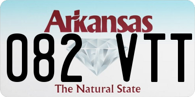 AR license plate 082VTT