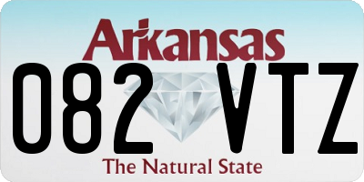 AR license plate 082VTZ