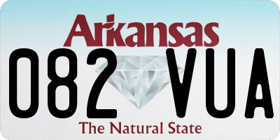 AR license plate 082VUA
