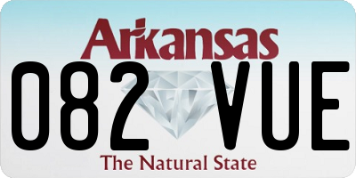 AR license plate 082VUE
