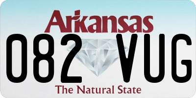 AR license plate 082VUG