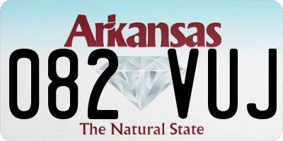 AR license plate 082VUJ