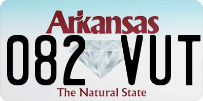 AR license plate 082VUT
