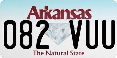 AR license plate 082VUU