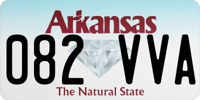 AR license plate 082VVA
