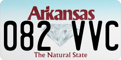 AR license plate 082VVC