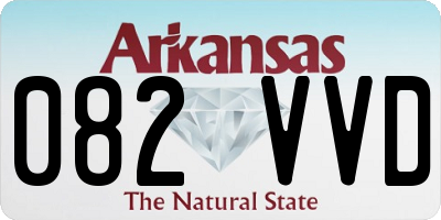 AR license plate 082VVD