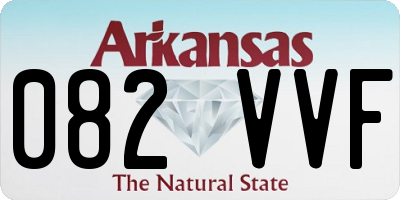 AR license plate 082VVF
