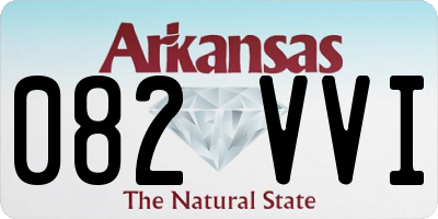 AR license plate 082VVI