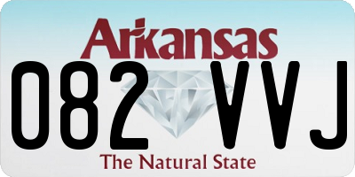 AR license plate 082VVJ