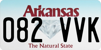 AR license plate 082VVK