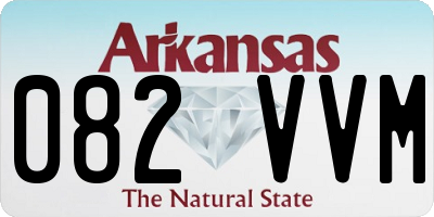 AR license plate 082VVM
