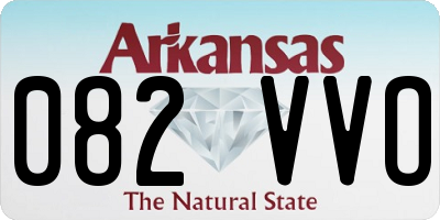 AR license plate 082VVO