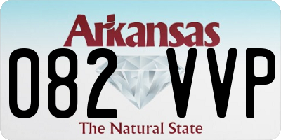 AR license plate 082VVP