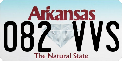 AR license plate 082VVS