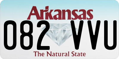 AR license plate 082VVU