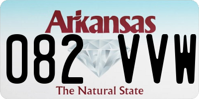 AR license plate 082VVW
