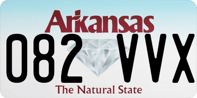 AR license plate 082VVX