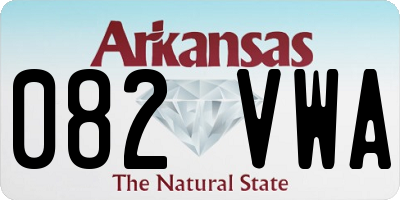 AR license plate 082VWA