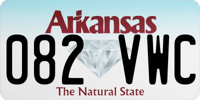 AR license plate 082VWC